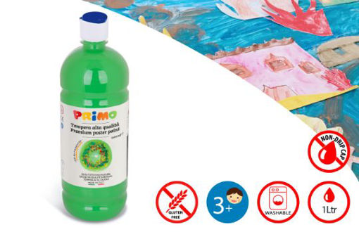 Picture of PRIMO 1000ML POSTER PAINT GREEN BRIGHT
